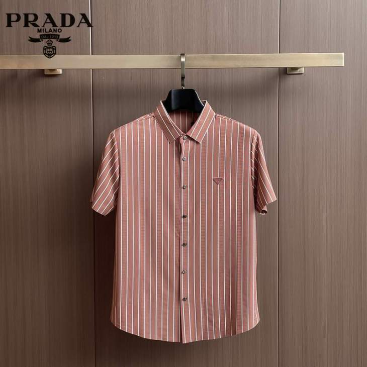 Picture of Prada  Shirts Short _SKUPradaM-3XL24cr2728692